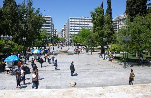 La place Syntagma à ATHENES