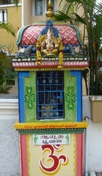 Petit temple dans Chennai
