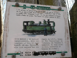 08 mars 2022 Dionay  -  La voie du tram
