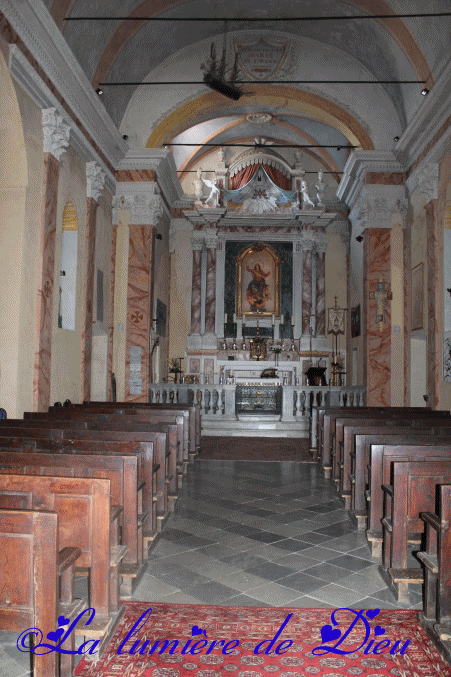 La Madone d'Utelle, la chapelle du sanctuaire Notre-Dame des miracles