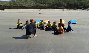 Première séance de Surf