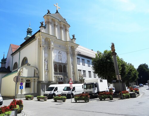 Autour de l'église de Ptuj (Slovénie)