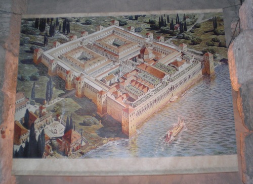 Une reconstitution du Palais de Dioclétien à Split