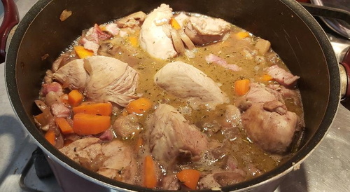 Un Bourguignon de Poulet