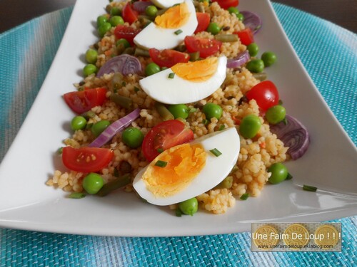 Taboulé de céréales aux légumes