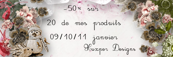 Promotions sur les produits de Xuxper Designs !