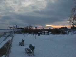 Coucher de soleil sur Québec - Vue de la Citadelle