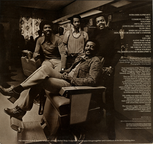 1973 : The Intruders : Album " Super Hits " Philadelphia International Records KZ 32131 [ US ]
