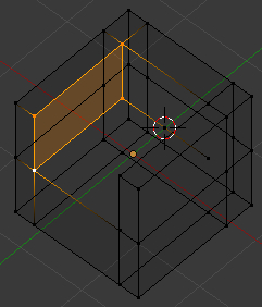 Presser la touche F pour faire une face
