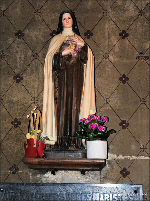 Photo de la statue de Saint Antoine (N.D. de Verdelais)