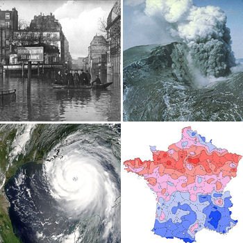 les grandes catastrophes des 100 dernières années. 