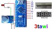 sensor gas Arduino nano v3 Displayed on 4 Digit 7