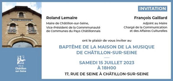 La Maison de la Musique de Châtillon sur Seine a reçu le nom de Fernand Quattrocchi