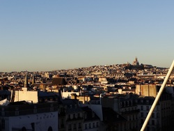 Vue sur le Sacré-Coeur depuis le Centre Pompidou