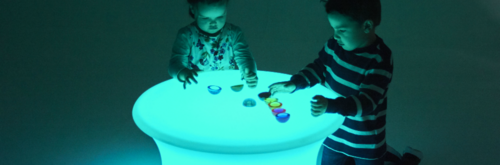 Caja de luz: Un juego sensorial