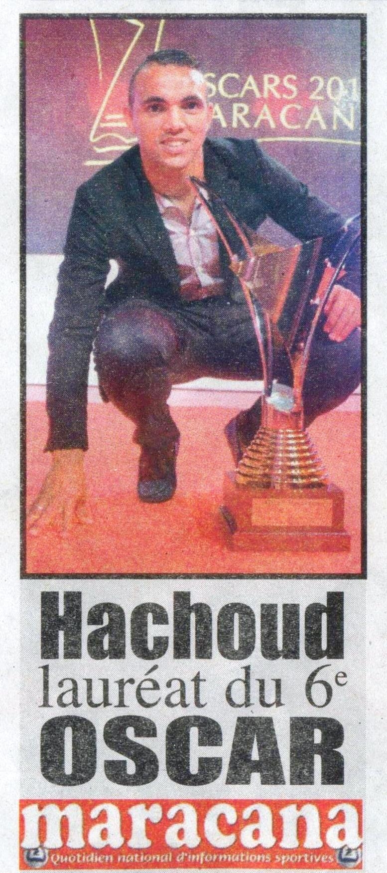 Hachoud oscar du meilleur joueur