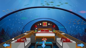 Jouer à KNF Underwater restaurant escape