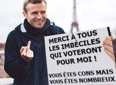 S'il y a un sourd en France, c'est bien Macron !!!