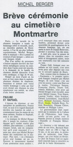 Coupures de presse | 1992