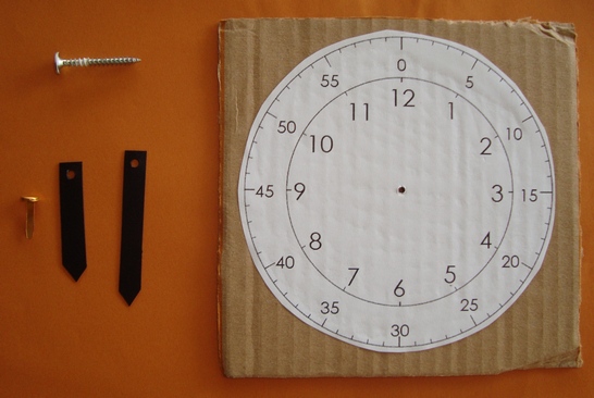 Fabrication d'une horloge - A l'école des globetrotteuses