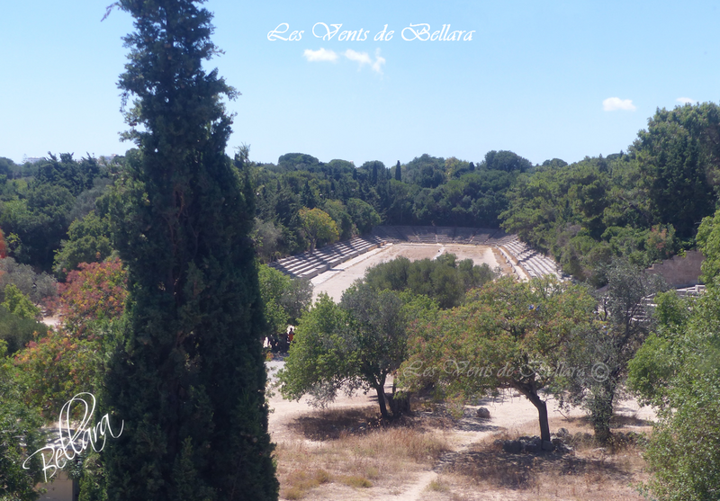 Le stade de l'acropole de Rhodes