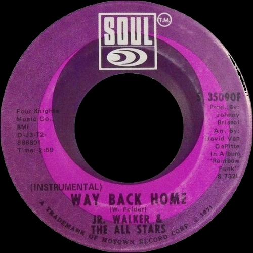 Jr. Walker & The All Stars : Album " Moody Jr. " Soul Records S 733L [ US ] 1971