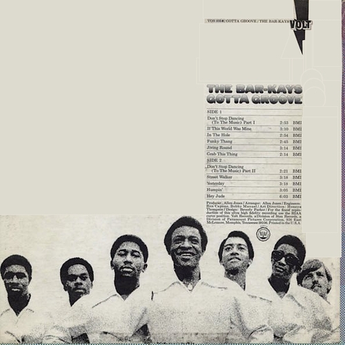 The Bar-Kays : Album " Gotta Groove " Volt Records VOS-6004 [ US ]