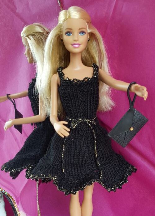 Barbie:créations/stylistes2015 "La petite robe noire" (12)
