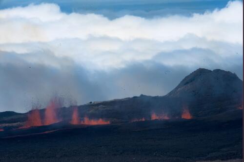 De magnifiques photos du volcan ce jour