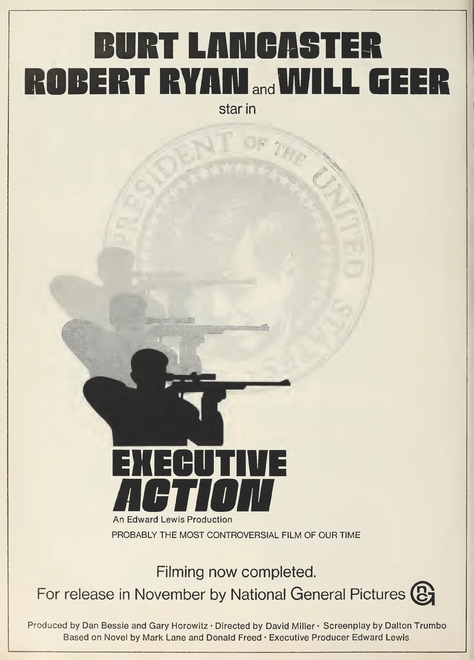 executive action box office usa 1973