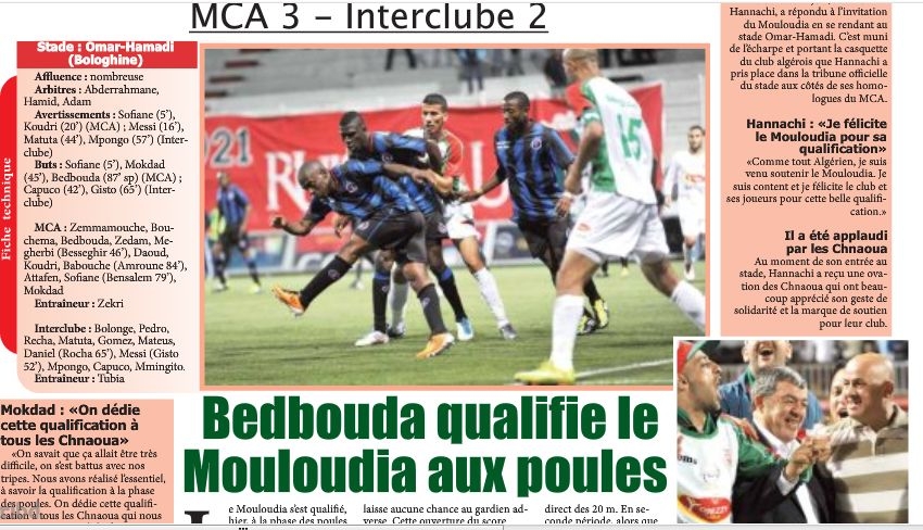 Samedi 7.5.2011 MCA-Grupo. S. Interclube 3-2 Au forceps