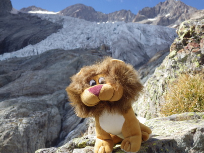 mascotte en montagne