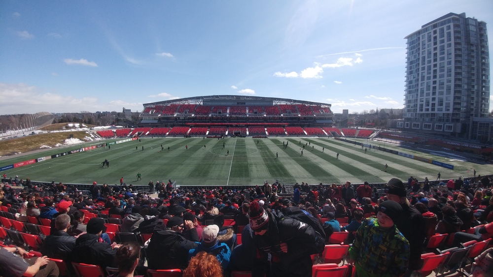 2019 Ottawa Fury FC home opener against Nashville SC