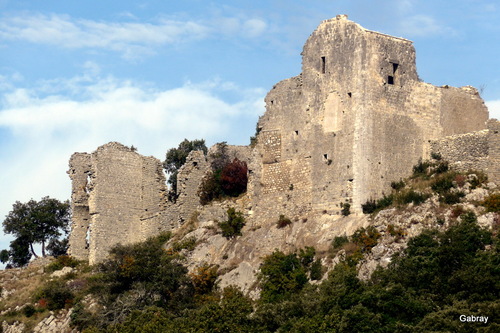 Le château d'Allegre (Gard) ...