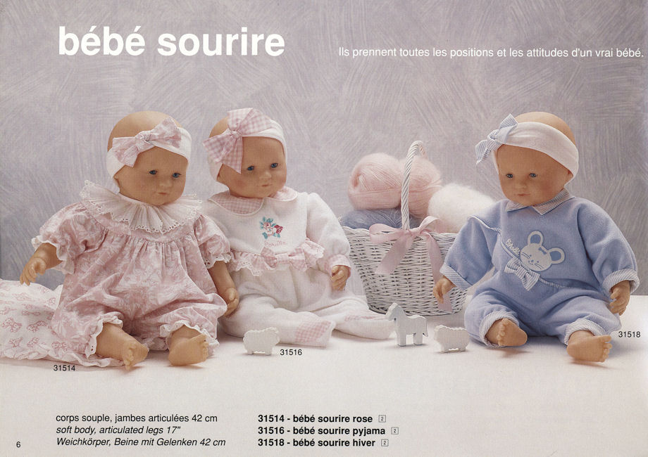 Catalogue Corolle 1993 - Bébés Corolle