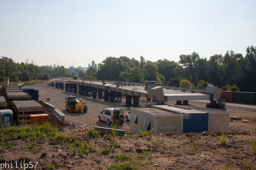 Reconstruction du pont de Rapilly