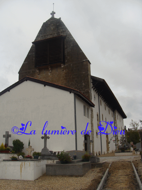 Arbonne : église saint Laurent
