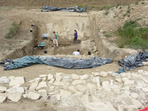 Dernières fouilles sur l'oppidum du Mont Lassois de Vix