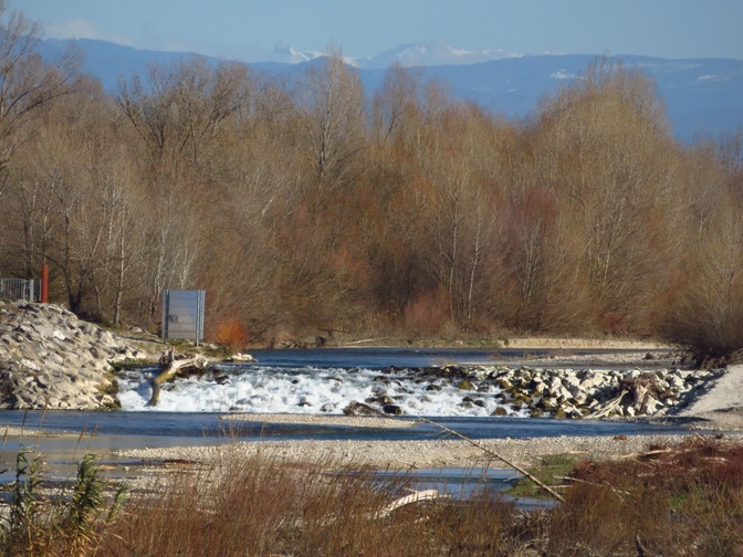 La passe à poissons de la rivière Drôme 