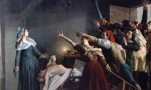 1793 Charlotte Corday accusée du meurtre de Marat
