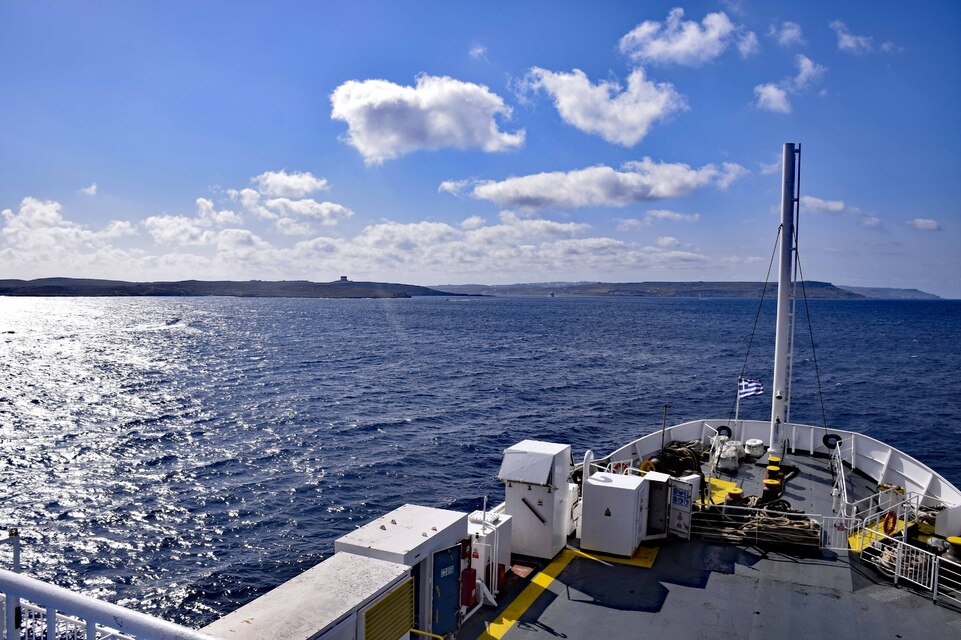 A bord du ferry vers Malte