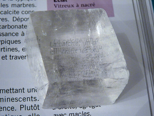 Spath d'Islande (calcite)