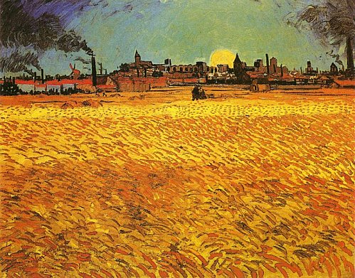 Van Gogh Coucher de soleil enimage com