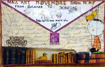 le mail art de novembre sur MMF