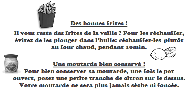 Les astuces du jour !