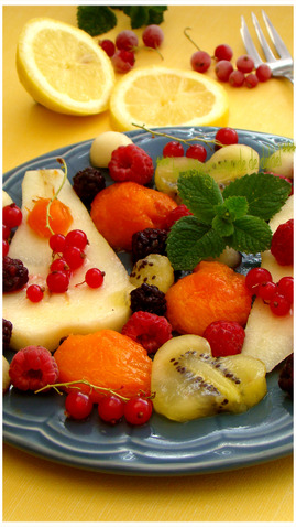 SALADE DE FRUITS D'ÉTÉ,Façon "Weight Watchers"