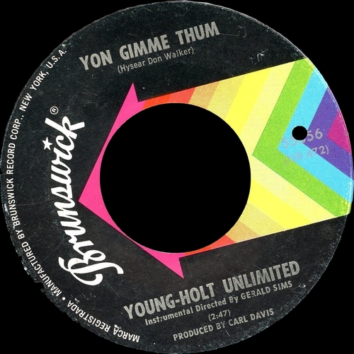 Young-Holt Unlimited : Single SP Brunswick Records 55356 [ US ]