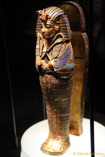 Cercueil miniature canope à l'effigie de Toutânkhamon