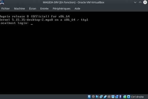 Installation d'un Serveur sous Mageia 8
