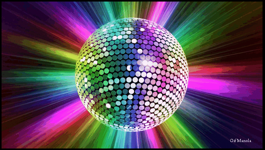 Gif boule à facettes disco - Désigns & déco blog